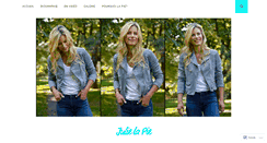 Desktop Screenshot of juliedupage.com